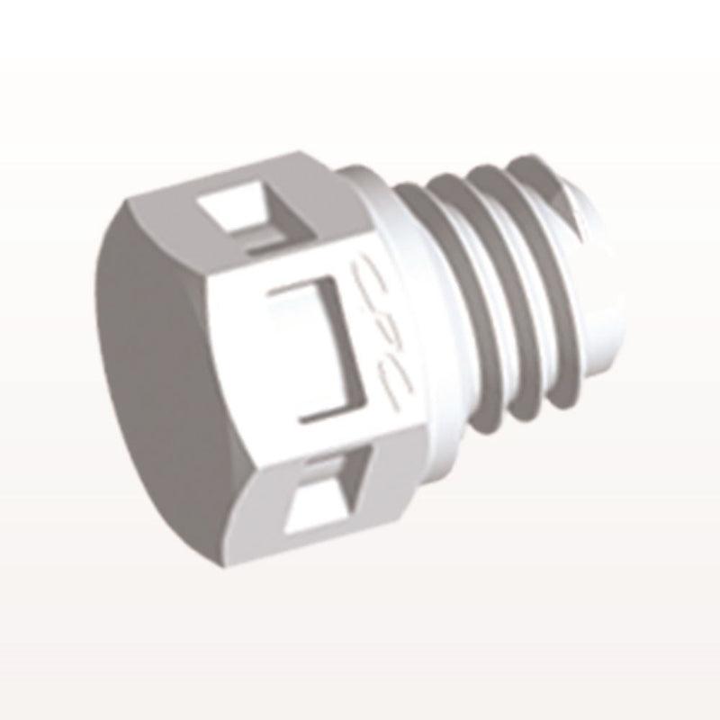Threaded Plug, White, 100/Bag - 10-32 UNF Thread - MP30