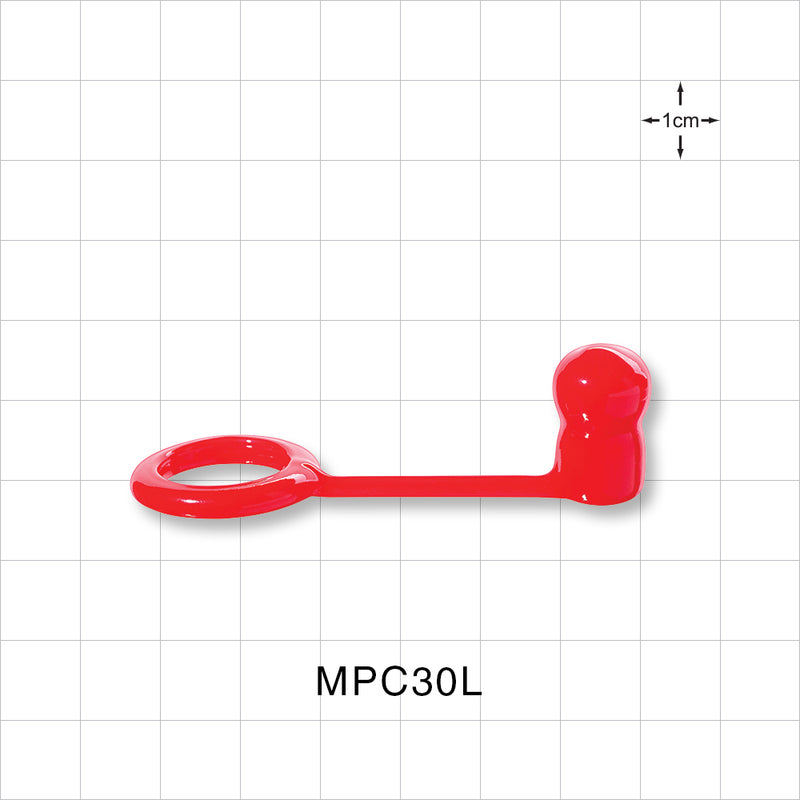 MPC Leashed Plug, Red -  - MPC30L