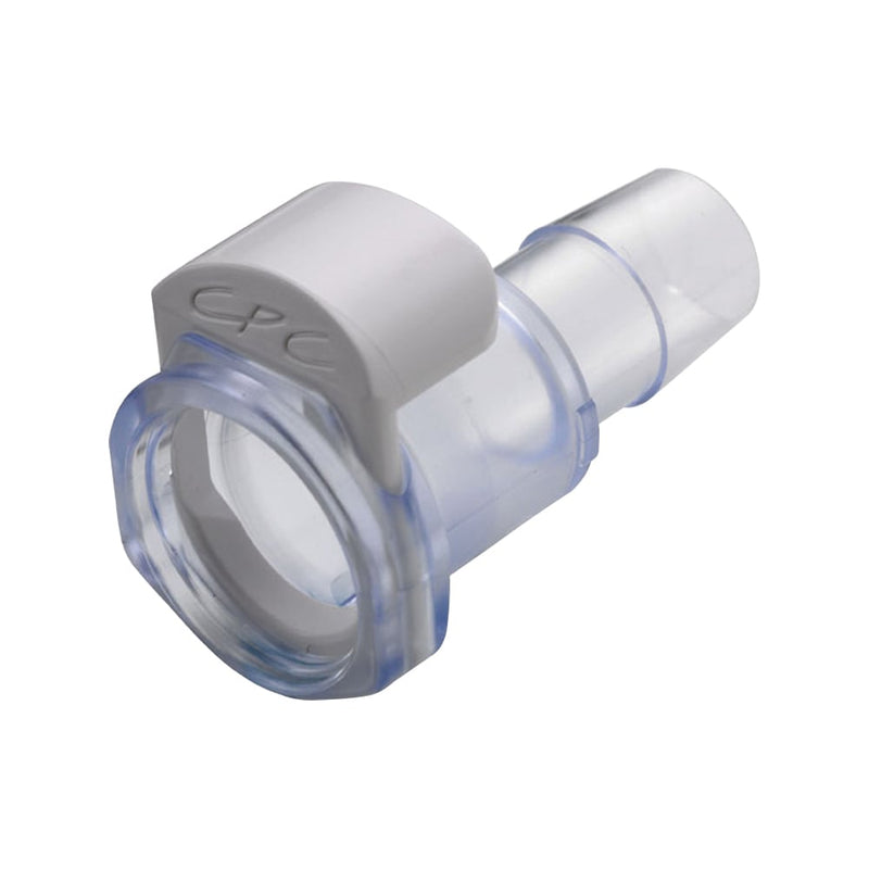 MPX Connector, Body, Non-Valved, Barbed - Fits 1/2 inch ID Tubing (0.5 inch, 12.7 mm) - MPX17803