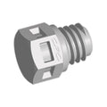 Threaded Plug, Natural, 100/Bag - 10-32 UNF Thread - MP