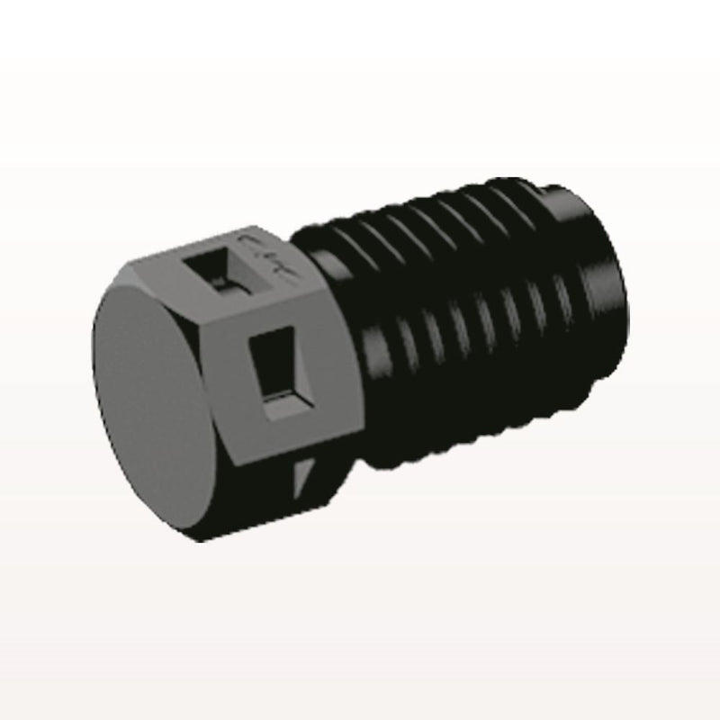 Threaded Plug, Black, 100/Bag - 1/16 NPT Thread - N2P31