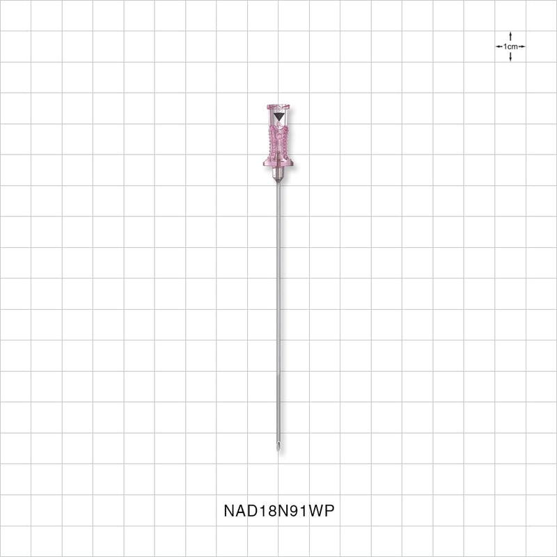 Merit Advance™ Angiographic Needle with Protector, Normal Wall; 25/Bag - 18 G; Fits 0.038 inch OD Guide Wire; 3.5 inch (1 mm, 89 mm) - NAD18N91WP