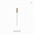 Merit Advance™ Angiographic Needle with Protector, Ultra-Thin Wall; 25/Bag - 19 G; Fits 0.035 inch OD Guide Wire; 2.75 inch (0.9 mm, 70 mm) - NAD19U71WP