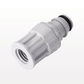 NS1 Connector, Insert, Valved, Threaded - 1/4"-28 Flat Bottom Port - NS1D26042812
