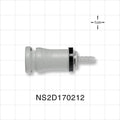 NS212 Connector, Body, Valved, Barbed - Fits 1/8 inch ID Tubing (0.125 inch, 3.18 mm) - NS2D170212