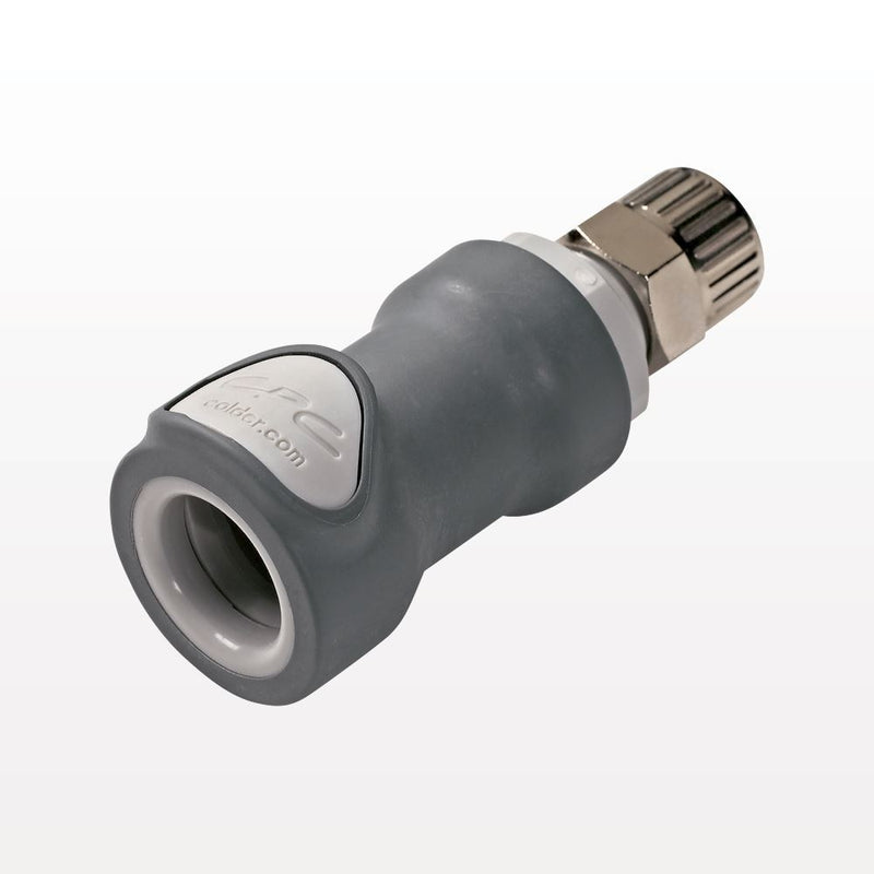 NS4 Connector, Insert, Valved, Ferruleless - Fits 1/4 inch ID x 3/8 inch OD Tubing (0.25 inch x 0.375 inch, 6.35 mm x 9.53 mm) - NS4D13006