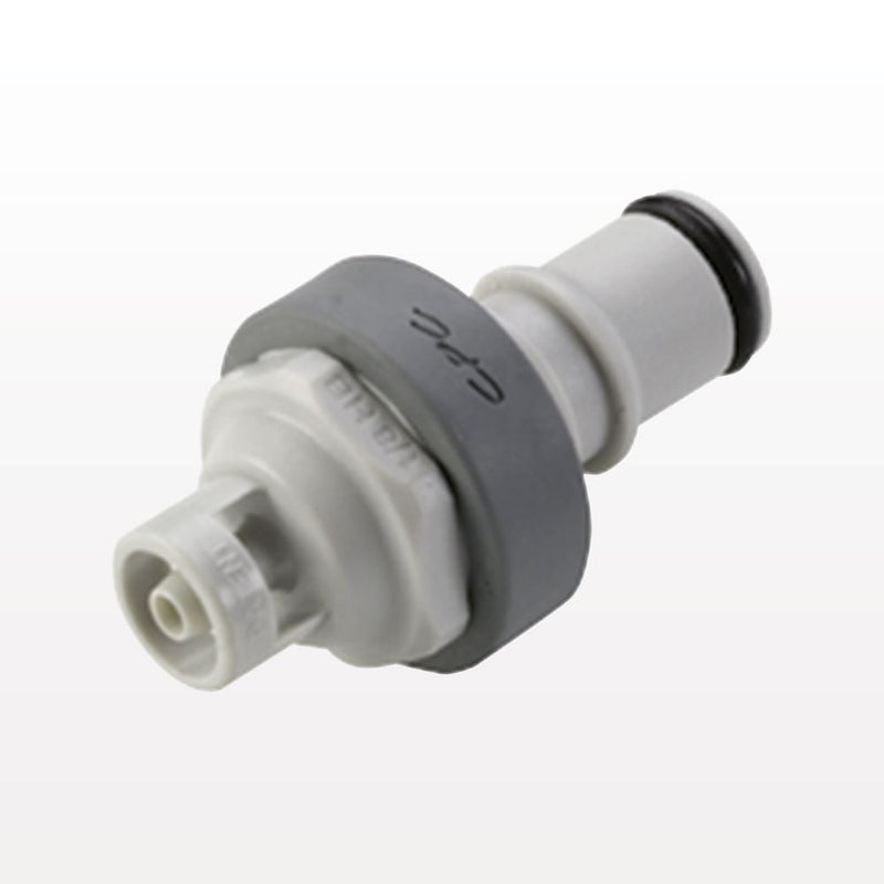 NS4 Connector, Insert, Valved, Barbed - Fits 1/4 inch ID Tubing (0.25 inch, 6.35 mm) - NS4D22004