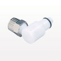 PLC Connector, Elbow Insert, Non-Valved, Ferruleless - Fits 1/4 inch ID x 3/8 inch OD Tubing (0.25 inch x 0.375 inch, 6.35 mm x 9.53 mm) - PLC21006