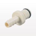 PLC12 Connector, Insert, Non-Valved, Barbed - Fits 1/4 inch ID Tubing (0.25 inch, 6.35 mm) - PLC2200412