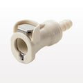 PLC12 Connector, Body, Valved, Barbed - Fits 3/8 inch ID Tubing (0.375 inch, 9.53 mm) - PLCD1700612