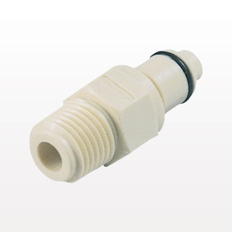 PLC12 Connector, Insert, Valved, Threaded - 1/4 inch NPT - PLCD2400412