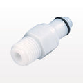 PLC Connector, Insert, Valved, Threaded - 3/8 inch NPT - PLCD24006