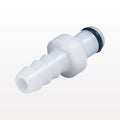 PMC Connector, Insert, Non-Valved, Barbed - Fits 3/16 inch ID Tubing (0.188 inch, 4.76 mm) - PMC2203