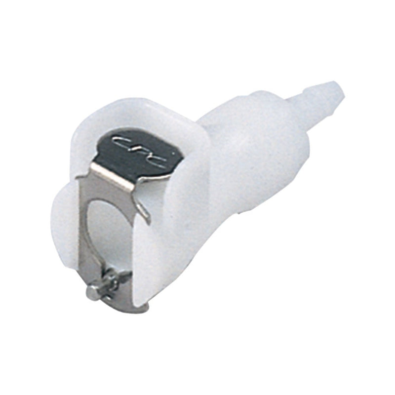 PMC Connector, Body, Valved, Barbed - Fits 1/4 inch ID Tubing (0.25 inch, 6.35 mm) - PMCD1704