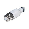 PMC Connector, Insert, Valved, Ferruleless - Fits 0.17 inch ID x 1/4 inch OD (0.17 inch x 0.25 inch, 4.32 mm x 6.35 mm) - PMCD2004