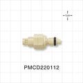 PMC12 Connector, Insert, Valved, Barbed - Fits 1/16 inch ID Tubing (0.063 inch, 1.59 mm) - PMCD220112