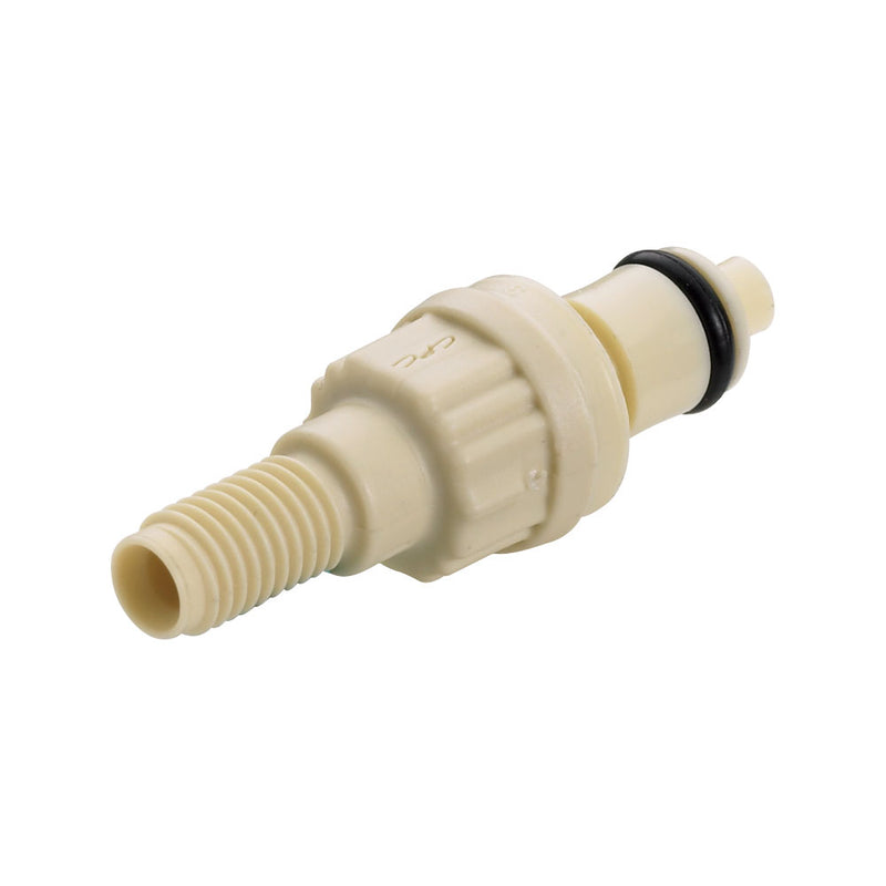 PMC12 Connector, Insert, Valved, Threaded - 1/4 MUNF - PMCD24042812