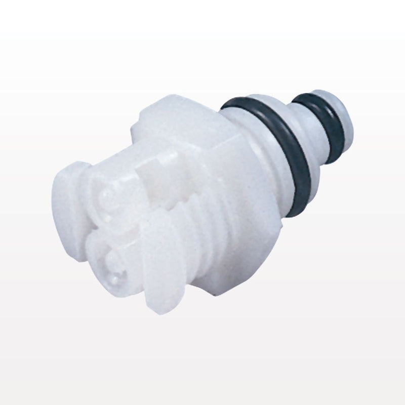 Twin Tube™ Connector, Insert, Non-Valved, Barbed - Fits 1/16 inch ID Tubing (0.063 inch, 1.59 mm) - PTC22010