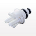 Twin Tube™ Connector, Insert, Non-Valved, Barbed - Fits 1/8 inch ID Tubing (0.125 inch, 3.18 mm) - PTC2202096