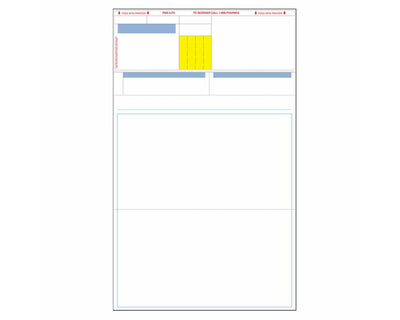 PDC PharmeXcript® Label Form with Patented Flickaway® Technology Laser Permanent 8-1/2" x 14" White, 1000 per Box |  PXT-14-PS