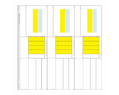 PDC PharmeXcript® Label Form with Patented Flickaway® Technology Laser Permanent 8-1/2" x 11" White, 600 per Box | PXTDODREFILL