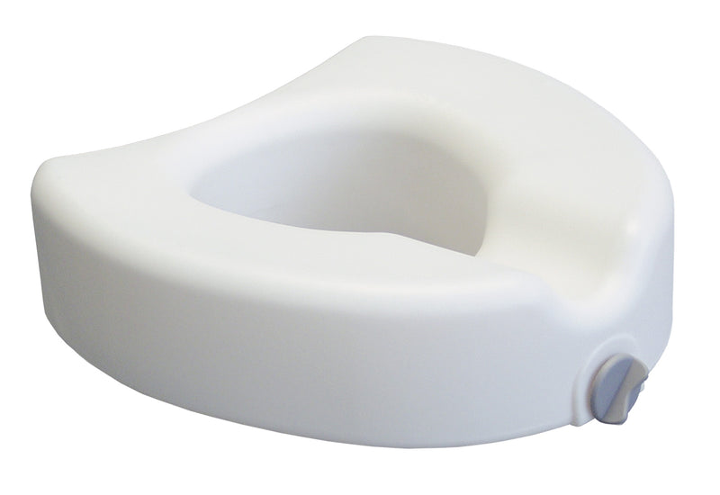 Graham Field Lumex Locking Raised Toilet Seat ( Color - White ) ( Packaging - Case of 3 )