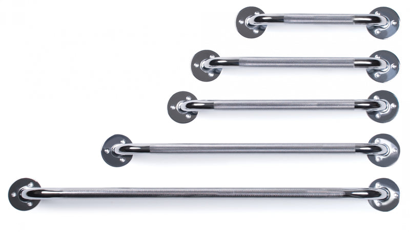 Graham Field Grab Bars Chrome Grab Bar, Knurled ( Packaging - 1 ea )