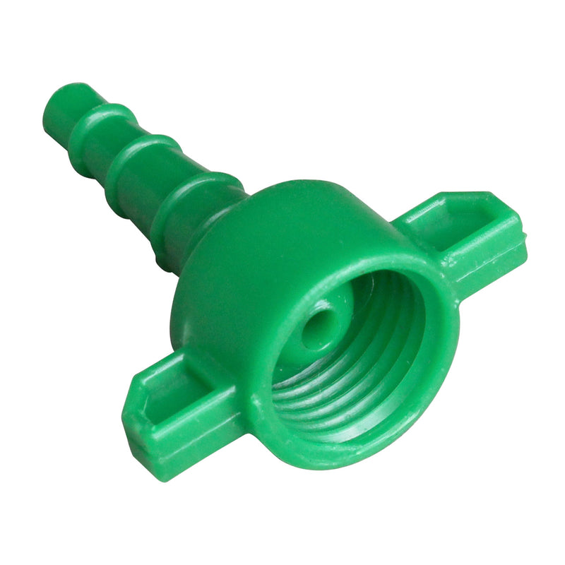 Oxygen Christmas Tree Connector with out Swivel - Green - 10/Pack RES001