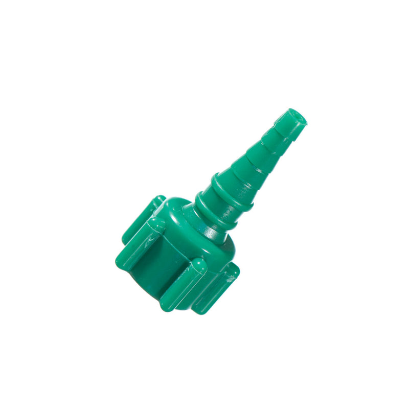 Oxygen Christmas Tree Connector with Swivel Green - 10/Pack RES002