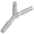 SUNSET Oxygen Tubing Y Connector 1/4" O.D. x 1/4" O.D. x 1/4" O.D. Barbed - 10/Pack RES017