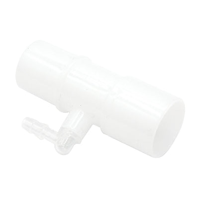 SUNSET Oxygen Enrichment Adaptor 22mm O.D. x 22mm O.D./15mmI.D. with 6mm Barbed Rotating Stem - 10/Pack RES019