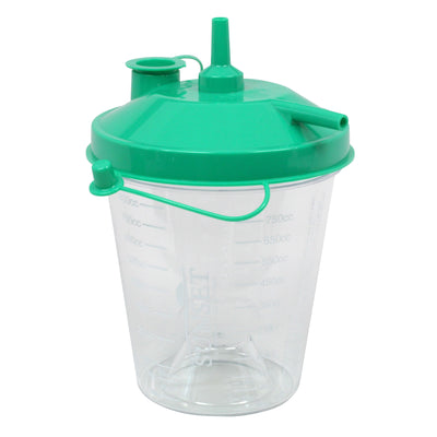 Sunset Healthcare 800cc Suction Canister - 48/Pack RES023AW
