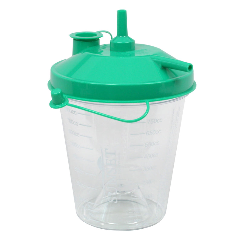 Sunset Healthcare 800cc Suction Canister - 48/Pack RES023AW