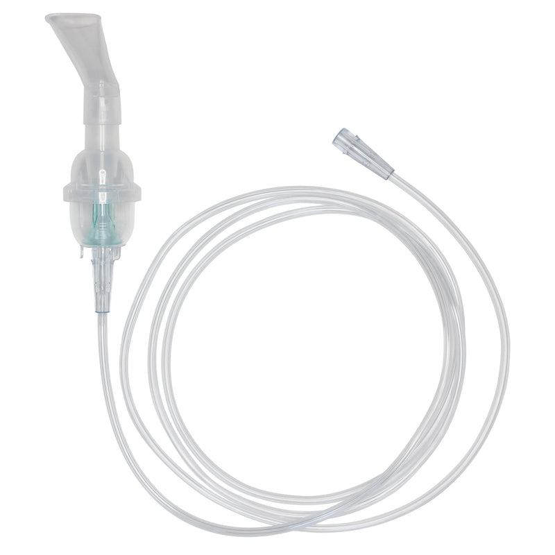 Sunset Disposable Nebulizer Kit - w/ Angled Mouthpiece, Jet Nebulizer, 7ft O2 Tubing - 50/case RES096