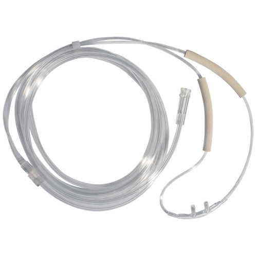 RES1107EC – Adult Cannula with 7ft Supply Tube and Ear Cushions 50/case
