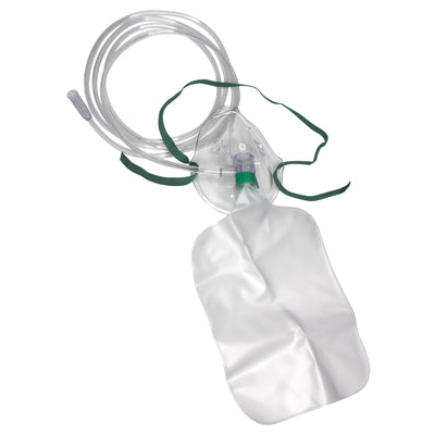 RES2101V Partial Rebreather / Non-Rebreather O2 Mask with 7ft Tubing 50/case