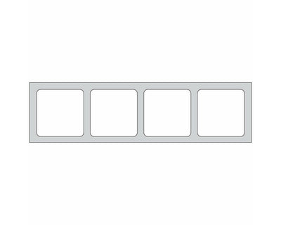 PDC Slide Label Direct Thermal Synthetic Permanent 3" Core 7/8" x 7/8" White,20000 per Roll | SLIDE22