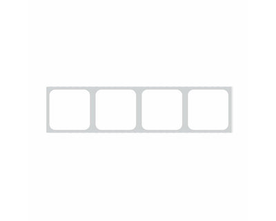 PDC Slide Label Direct Thermal Paper Permanent 1" Core 7/8" x 7/8" White, 10000 per Roll | SLIDE71