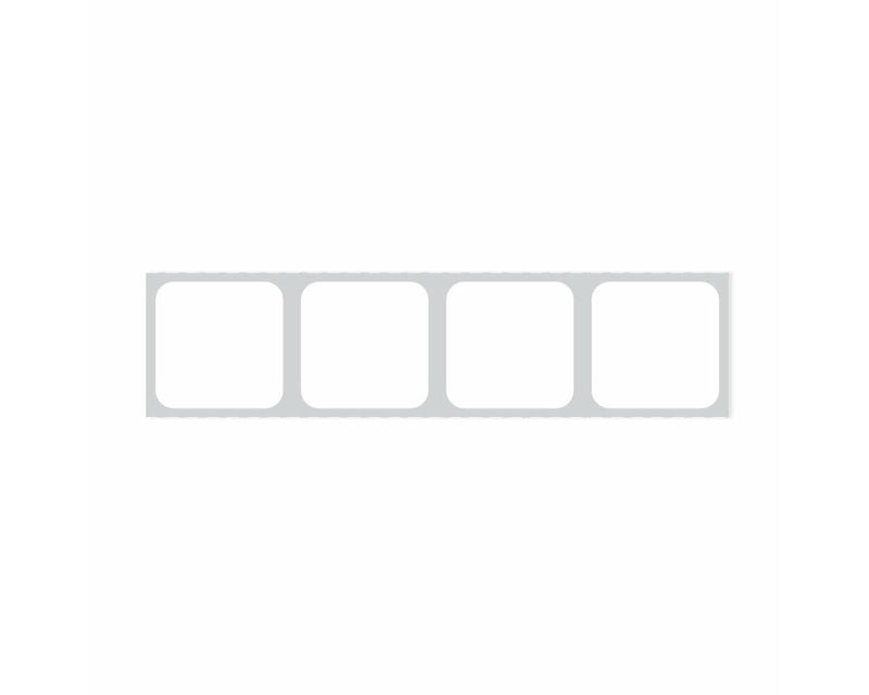 PDC Slide Label Direct Thermal Paper Permanent 1" Core 7/8" x 7/8" White, 10000 per Roll | SLIDE71