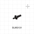 Male Luer Slip, Barbed, Black, 100/Bag - Fits 3/32 inch ID Tubing (0.094 inch, 2.38 mm) - SLM3131