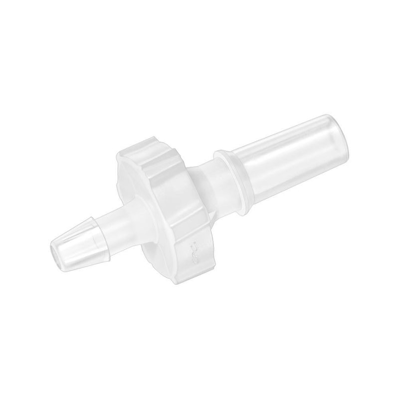 Male Luer Slip, Barbed, Natural, 100/Bag - Fits 3/32 inch ID Tubing (0.094 inch, 2.38 mm) - SLM31