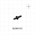 Male Luer Slip, Barbed, Black, 100/Bag - Fits 1/8 inch ID Tubing (0.125 inch, 3.18 mm) - SLM4131