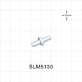 Male Luer Slip, Barbed, White, 100/Bag - Fits 5/32 inch ID Tubing (0.156 inch, 3.97 mm) - SLM5130
