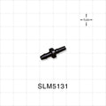 Male Luer Slip, Barbed, Black, 100/Bag - Fits 5/32 inch ID Tubing (0.156 inch, 3.97 mm) - SLM5131