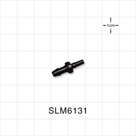 Male Luer Slip, Barbed, Natural, 100/Bag - Fits 3/16 inch ID Tubing (0.188 inch, 4.76 mm) - SLM6131