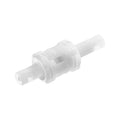 SMC Connector, Set, Valved, Barbed - Fits 1/16 inch ID Tubing (0.063 inch, 1.59 mm) - SMCD01