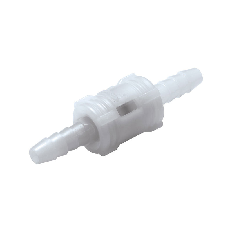 SMC Connector, Set, Valved, Barbed - Fits 1/8 inch ID Tubing (0.125 inch, 3.18 mm) - SMCD02