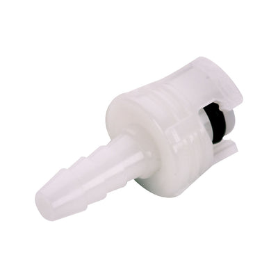 SMC Connector, Insert, Non-Valved, Barbed - Fits 1/16 inch ID Tubing (0.063 inch, 1.59 mm) - SMM01