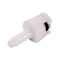 SMC Connector, Insert, Non-Valved, Barbed - Fits 1/8 inch ID Tubing (0.125 inch, 3.18 mm) - SMM02