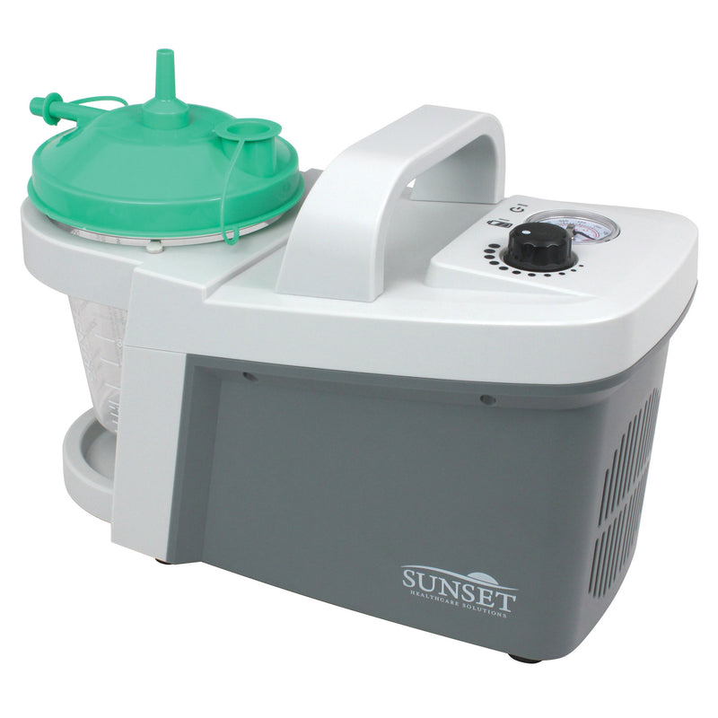 Sunset Portable Suction Machine w/ AC/DC Power, 800cc Canister, Power Cord, Carry Case & Car Adapter EACH SU100DPA